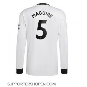 Manchester United Harry Maguire #5 Borta Matchtröja 2022-23 Långärmad